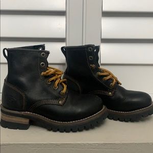 Woman combat boots
